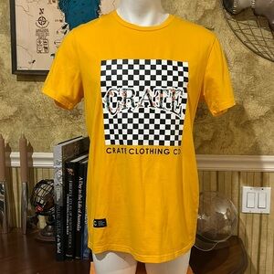 Crate Men’s T Shirt. NWOT. New Zealand Brand. Medium